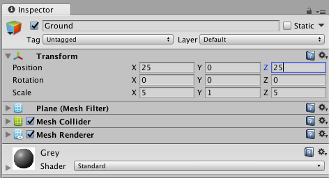 Unity Setting the Empty Object Attr